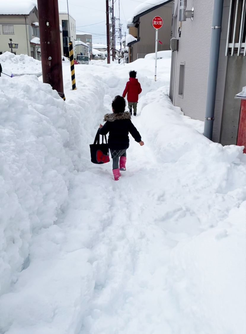 富山県大雪災害に備える(富山市、高岡市、砺波市)。歩道が除雪されていないと歩くのも危険です。